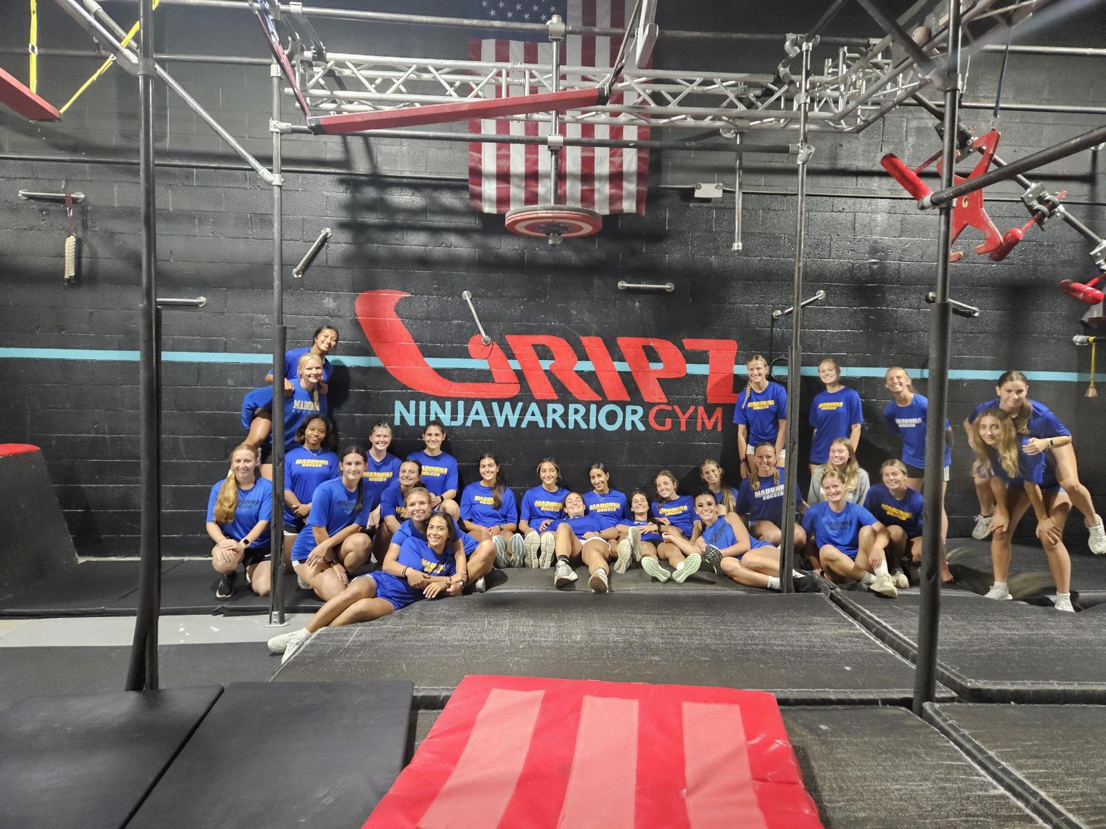 Madonna University Soccer Team at Gripz
